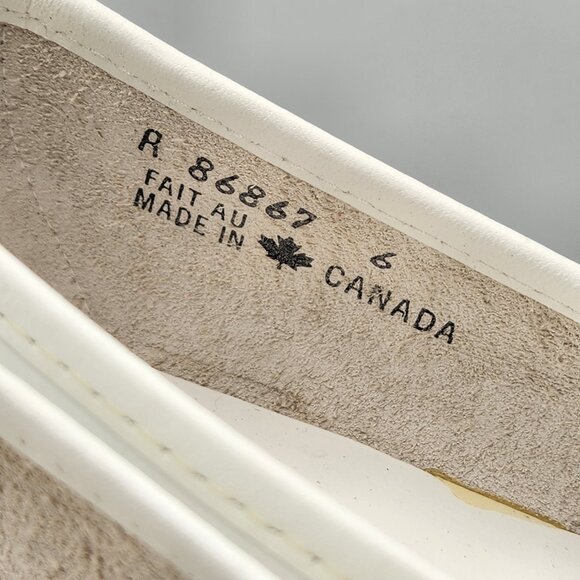 Vintage Jessica Sport Leather Oxford Nurse Shoes Size 6 NEW White - Picture 3 of 6